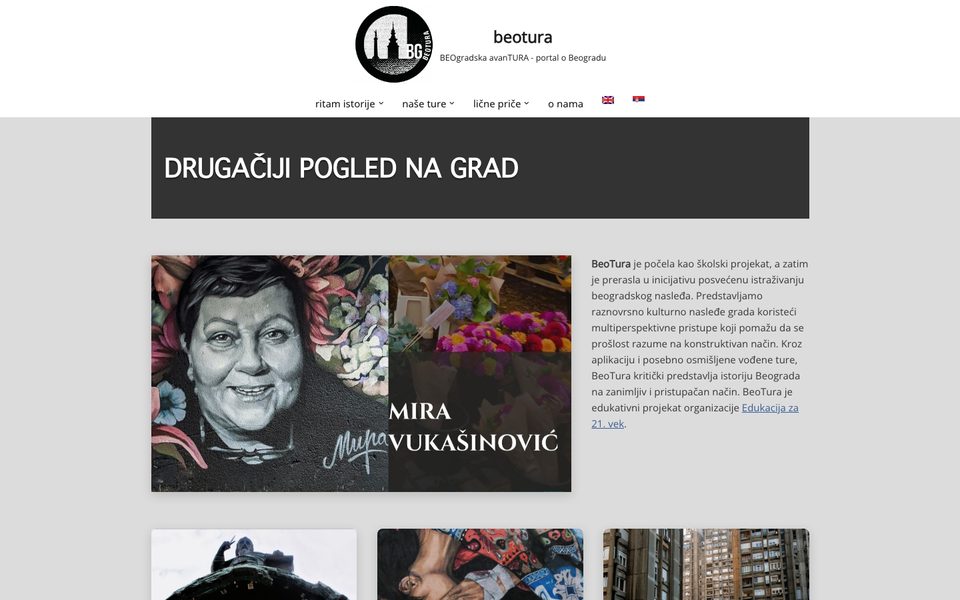 Beotura — sajt koji je napravio KING MARKETING