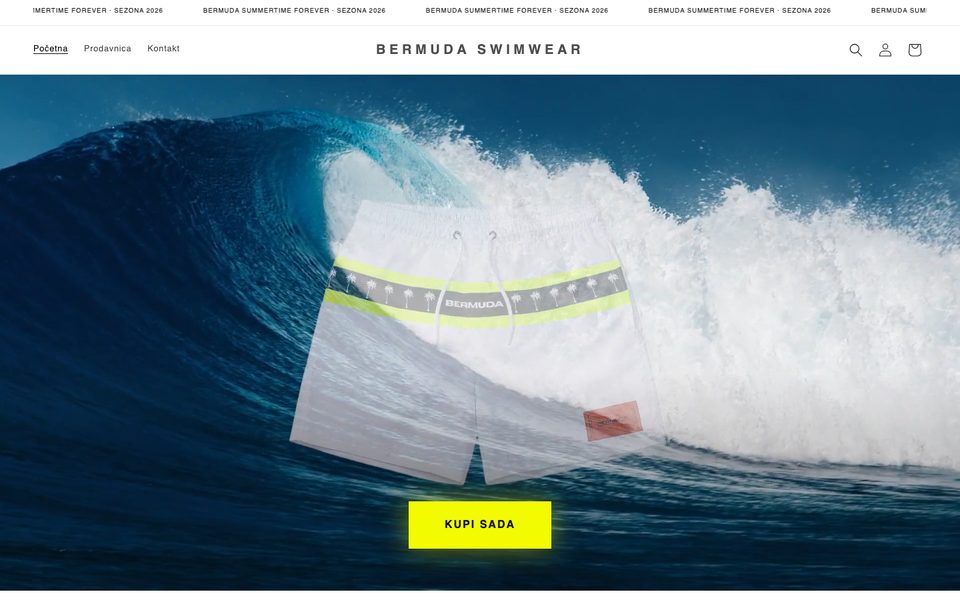 Bermuda Swimwear — sajt koji je napravio KING MARKETING